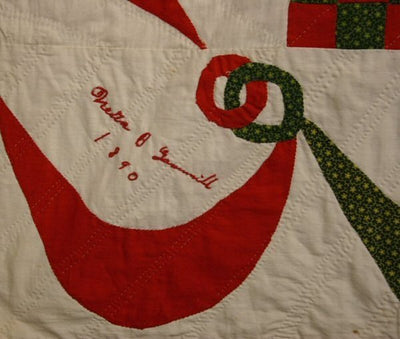 Irish-Chain-Quilt-Signed-and-Dated-1890-Pennsylvania-607211-6