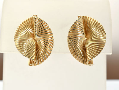 Tiffany and Co. Gold Foldover Earrings