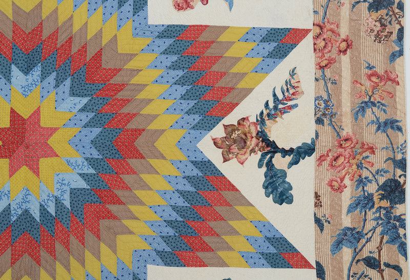Lone-Star-Quilt-with-Broderie-Perse-Circa-1830-1307562-5