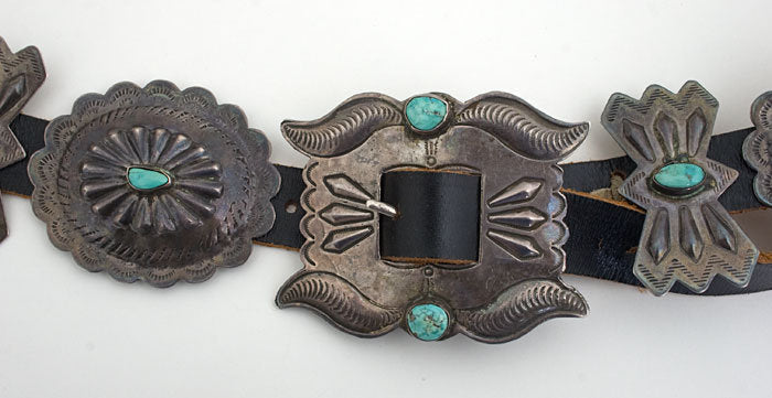 native-american-silver-turquoise-concha-belt-1092657-2