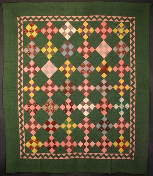 Nine-Patch-Quilt-with-Zigzag-Circa-1880-Pennsylvania-566987-1