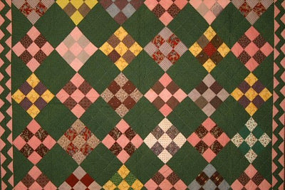 Nine-Patch-Quilt-with-Zigzag-Circa-1880-Pennsylvania-566987-2