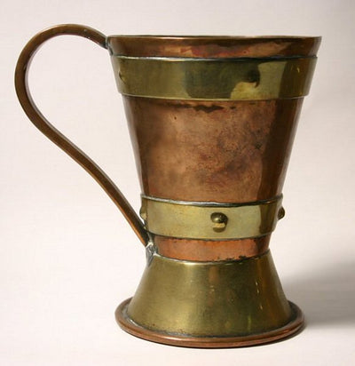 Hector Aguilar Copper Pitcher and Mugs