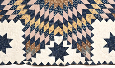 Feathered Lone Star Quilt