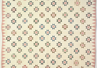 Variable Stars Quilt; Circa 1830