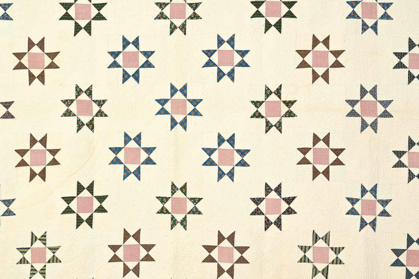 Variable Stars Quilt; Circa 1830