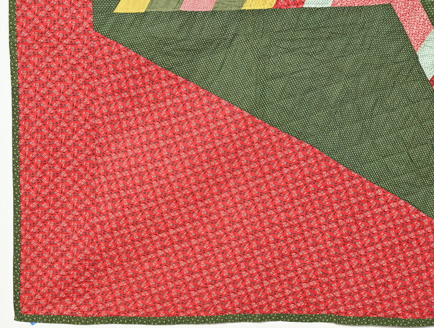 Six Point Star Antique Quilt: Circa 1880