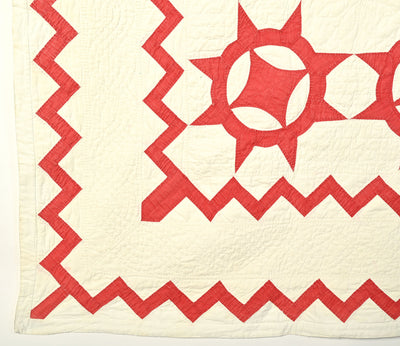 Caesar's Crown Quilt with Matching Shams
