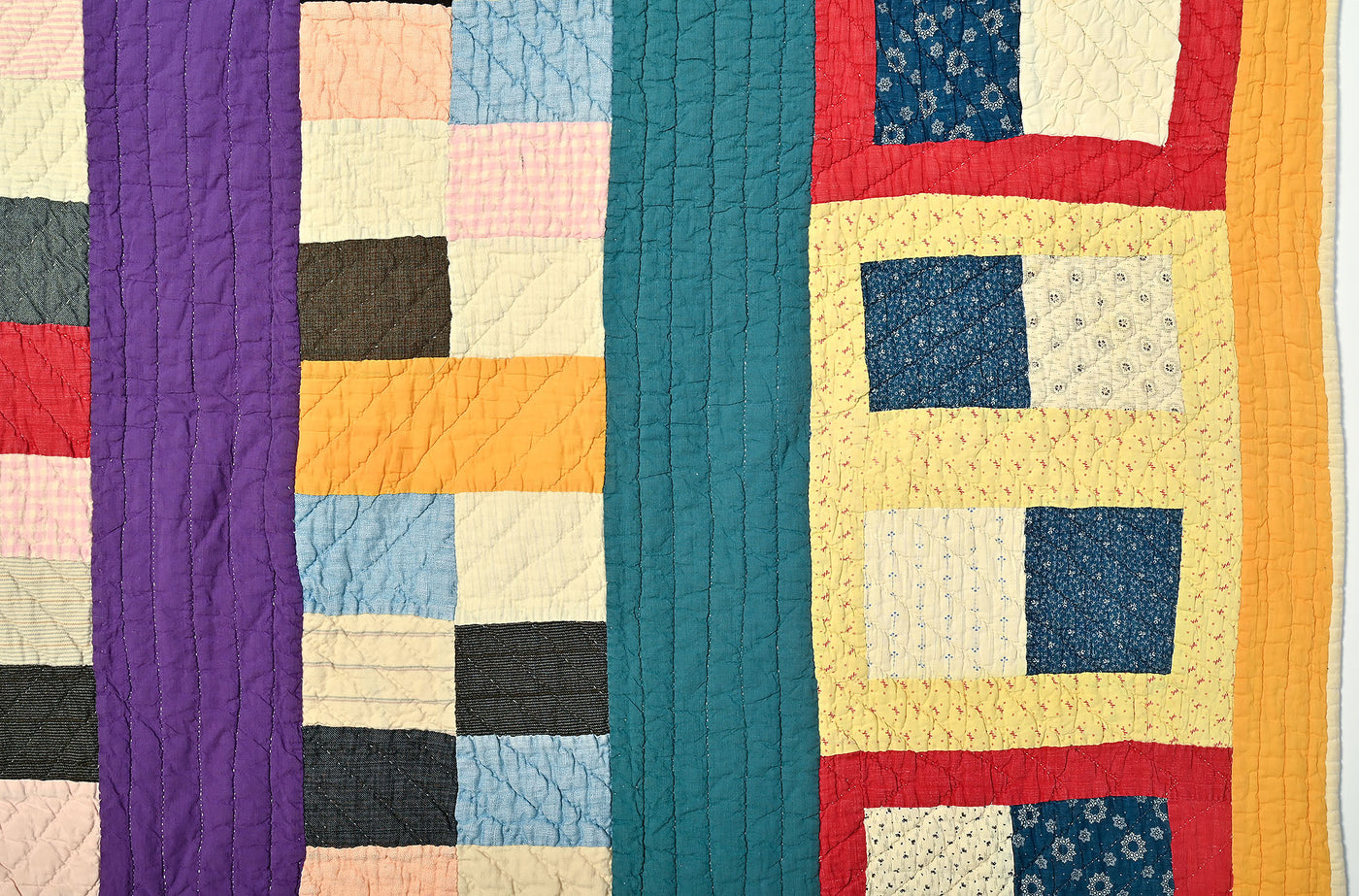 Four Patch and Bars Quilt