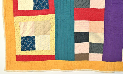 Four Patch and Bars Quilt