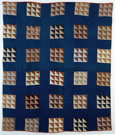 Reversible-Quilt-One-Patch-and-Wild-Geese-Circa-1880-1113732-7