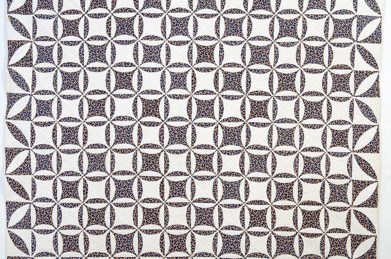 Robbing Peter to Pay Paul Quilt Circa 1850 New York