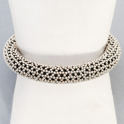 tane-silver-dots-bangle-bracelet-1429548-2-wrist
