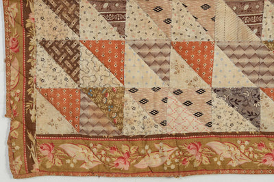 Close up showing flaw detail on antique quilt #1380833.